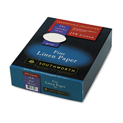 Southworth&reg; 25% Cotton Linen Business Paper