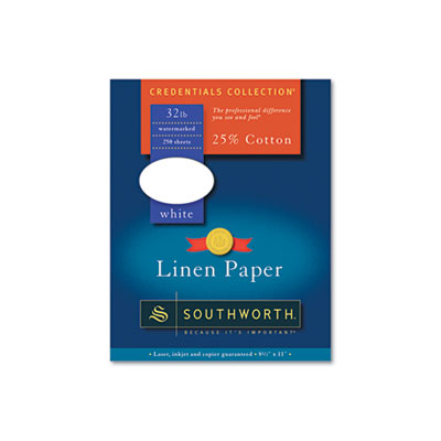 Southworth&reg; 25% Cotton Linen Business Paper