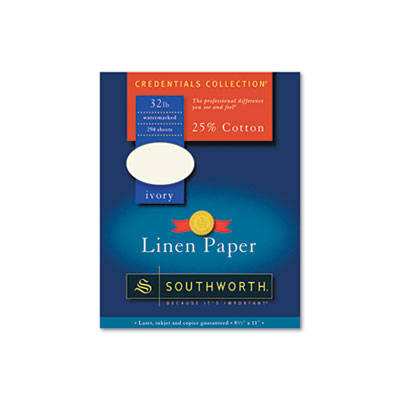 Southworth&reg; 25% Cotton Linen Business Paper