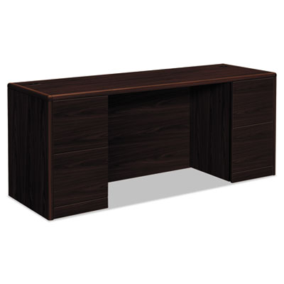 HON&reg; 10700 Series&trade; Kneespace Credenza with Full-Height Pedestals