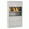HON&reg; Brigade&reg; 600 Series Five-Shelf File with Receding Doors
