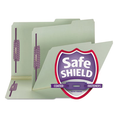 Smead&reg; Expanding Recycled Pressboard Folders With SafeSHIELD&reg; Coated Fasteners