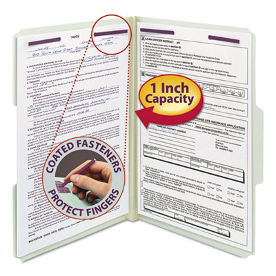 Smead&reg; Expanding Recycled Pressboard Folders With SafeSHIELD&reg; Coated Fasteners