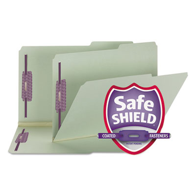 Smead&reg; Expanding Recycled Pressboard Folders With SafeSHIELD&reg; Coated Fasteners