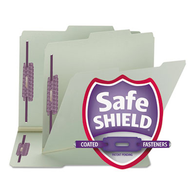 Smead&reg; Expanding Recycled Pressboard Folders With SafeSHIELD&reg; Coated Fasteners