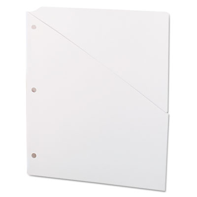Universal&reg; Slash-Cut Pockets for Three-Ring Binders