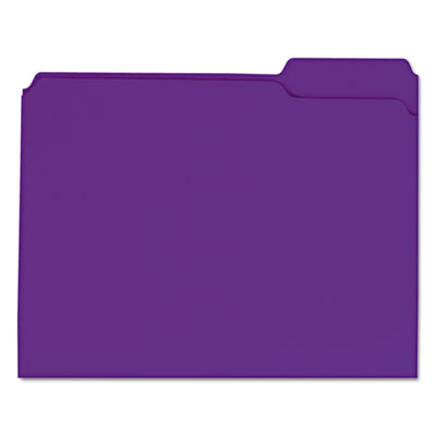 Universal One&trade; Reinforced Top Tab File Folders