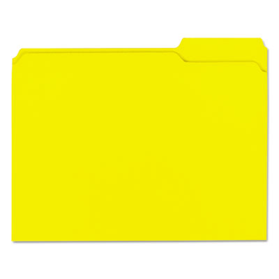 Universal One&trade; Reinforced Top Tab File Folders