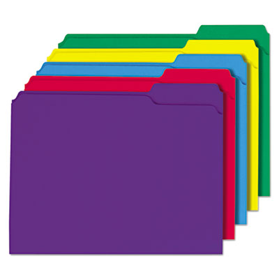 Universal One&trade; Reinforced Top Tab File Folders