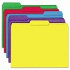 Universal One&trade; Reinforced Top Tab File Folders