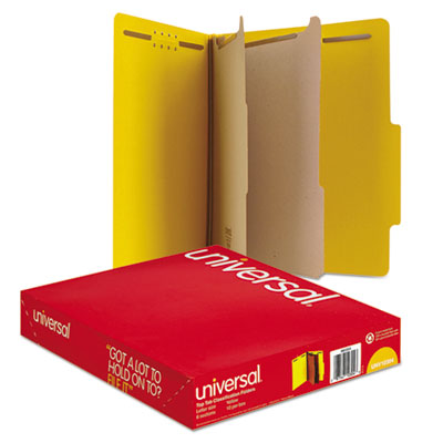 Universal&reg; Bright Colored Pressboard Classification Folders