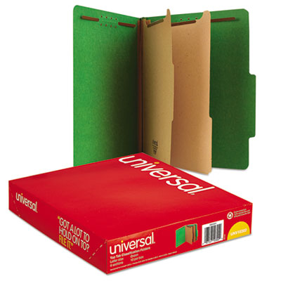 Universal&reg; Bright Colored Pressboard Classification Folders