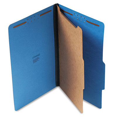 Universal&reg; Bright Colored Pressboard Classification Folders