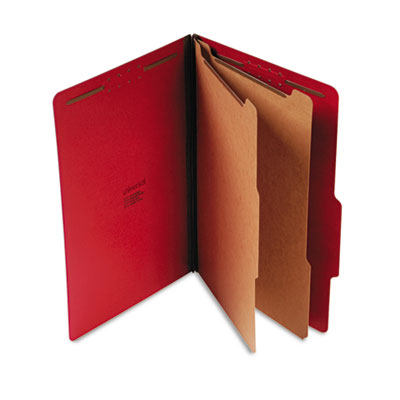 Universal&reg; Bright Colored Pressboard Classification Folders