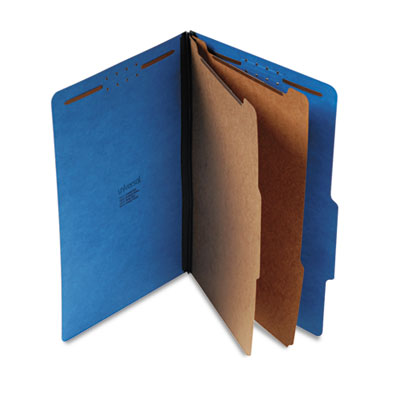 Universal&reg; Bright Colored Pressboard Classification Folders