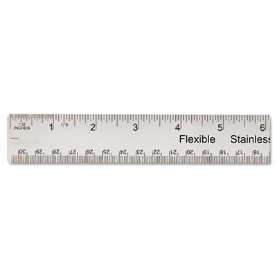 Universal&reg; Stainless Steel Ruler