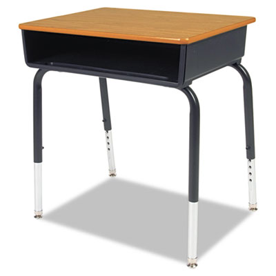 Virco Open-Front 785 Student Desks with Colored Bookboxes
