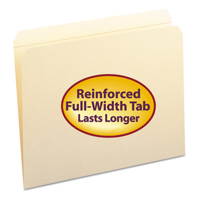 Smead&reg; Reinforced Tab Manila File Folder