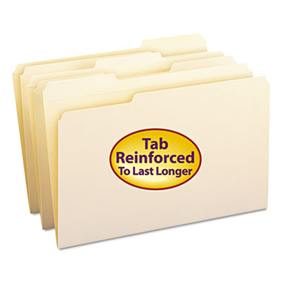 Smead&reg; Reinforced Tab Manila File Folder