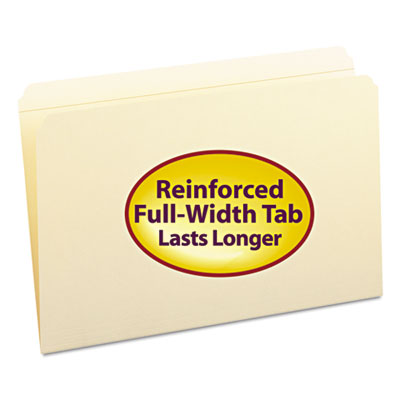 Smead&reg; Reinforced Tab Manila File Folder