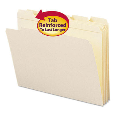 Smead&reg; Reinforced Tab Manila File Folder