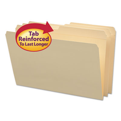 Smead&reg; Reinforced Tab Manila File Folder