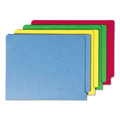 Smead&reg; Reinforced End Tab Colored Folders