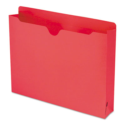 Smead&reg; Colored File Jackets with Reinforced Double-Ply Tab