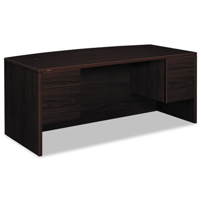 HON&reg; 10500 Series&trade; Bow Front Double Pedestal Desk