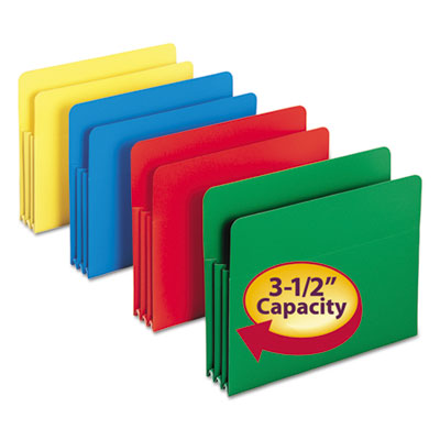 Smead&reg; Poly Drop Front File Pockets