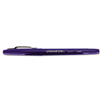 Universal One&trade; Roller Ball Porous Tip Stick Pen