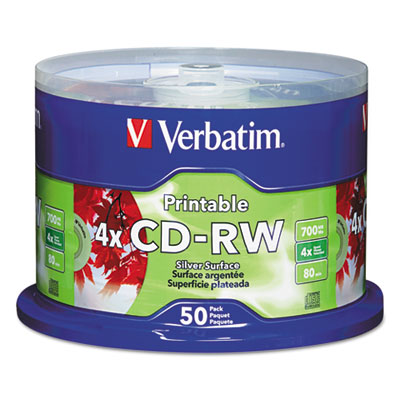 Verbatim&reg; CD-RW DataLifePlus Printable Rewritable Disc