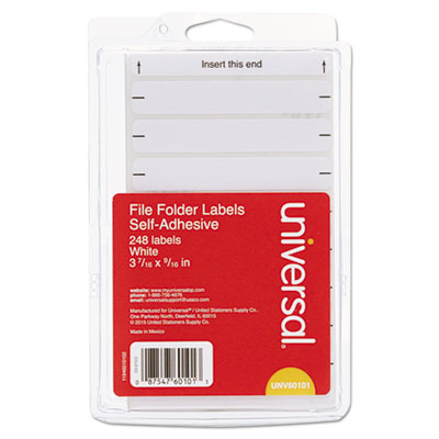 Universal&reg; Self-Adhesive File Folder Labels