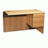 HON&reg; 10700 Series&trade; "L" Workstation Return with Three-Quarter Height Pedestal on Right