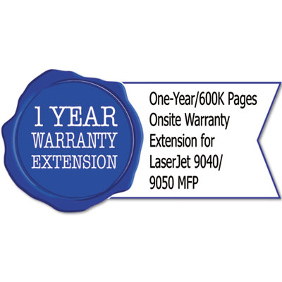 HP 1-Year/600K Pages Post Warranty Next Business Day Onsite for LaserJet 9040/9050 MFP HW Support