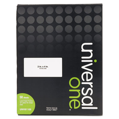 Universal One&trade; Clear Labels