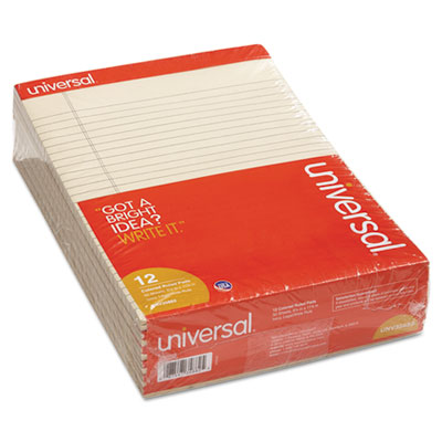 Universal&reg; Fashion Colored Perforated Ruled Writing Pads