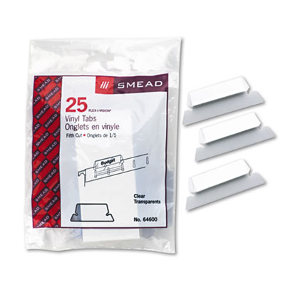 Smead® Poly Index Tabs & Inserts For Hanging File Folders Smead® Poly Index Tabs & Inserts For Hanging File Folders