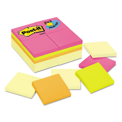 Post-it&reg; Notes Original Pads Assorted Value Packs
