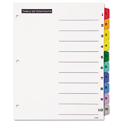 Office Essentials&reg; Table 'n Tabs Dividers
