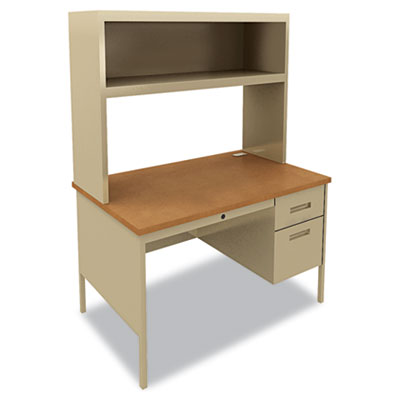 HON&reg; Metro Classic Series Single Pedestal Desk