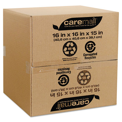 Caremail&reg; 100% Recycled Brown Storage/Mailing Box
