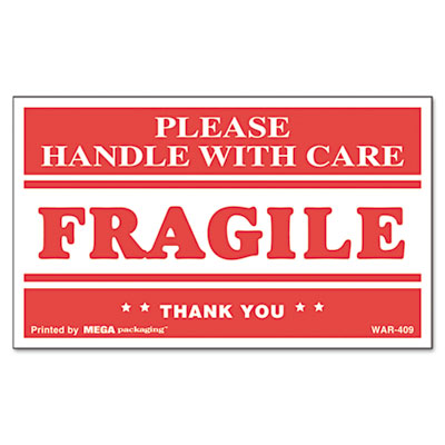Universal&reg; Printed Message Self-Adhesive Shipping Labels