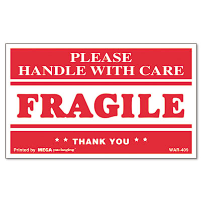 Universal&reg; Printed Message Self-Adhesive Shipping Labels