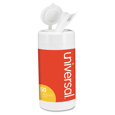 Universal&reg; Dry Erase Board Cleaning Wipes