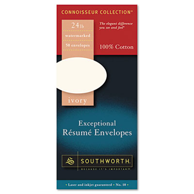 Southworth&reg; 100% Cotton R&eacute;sum&eacute; Envelope