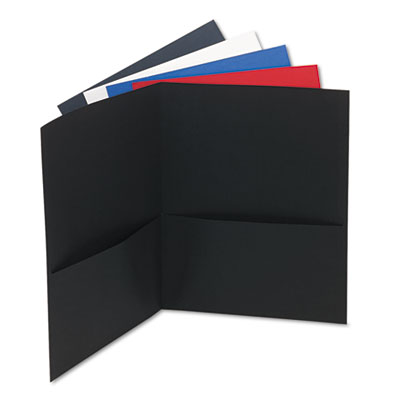 Universal&reg; Two-Pocket Portfolios with Textured Covers