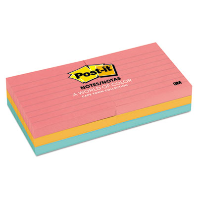 Post-it&reg; Notes Original Pads in Cape Town Colors