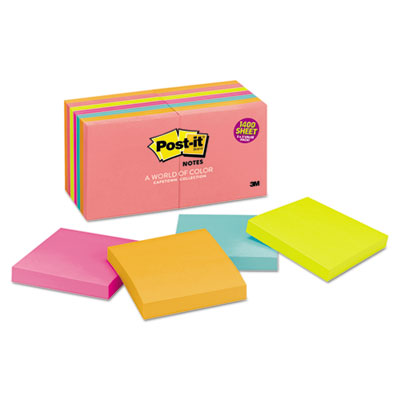 Post-it&reg; Notes Original Pads in Cape Town Colors