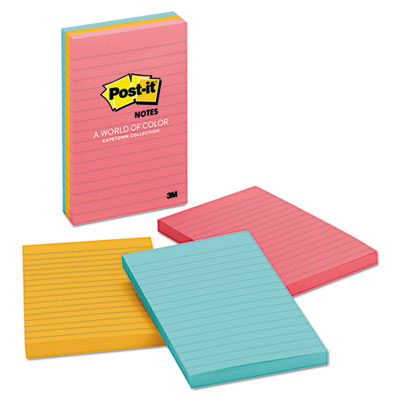 Post-it&reg; Notes Original Pads in Cape Town Colors